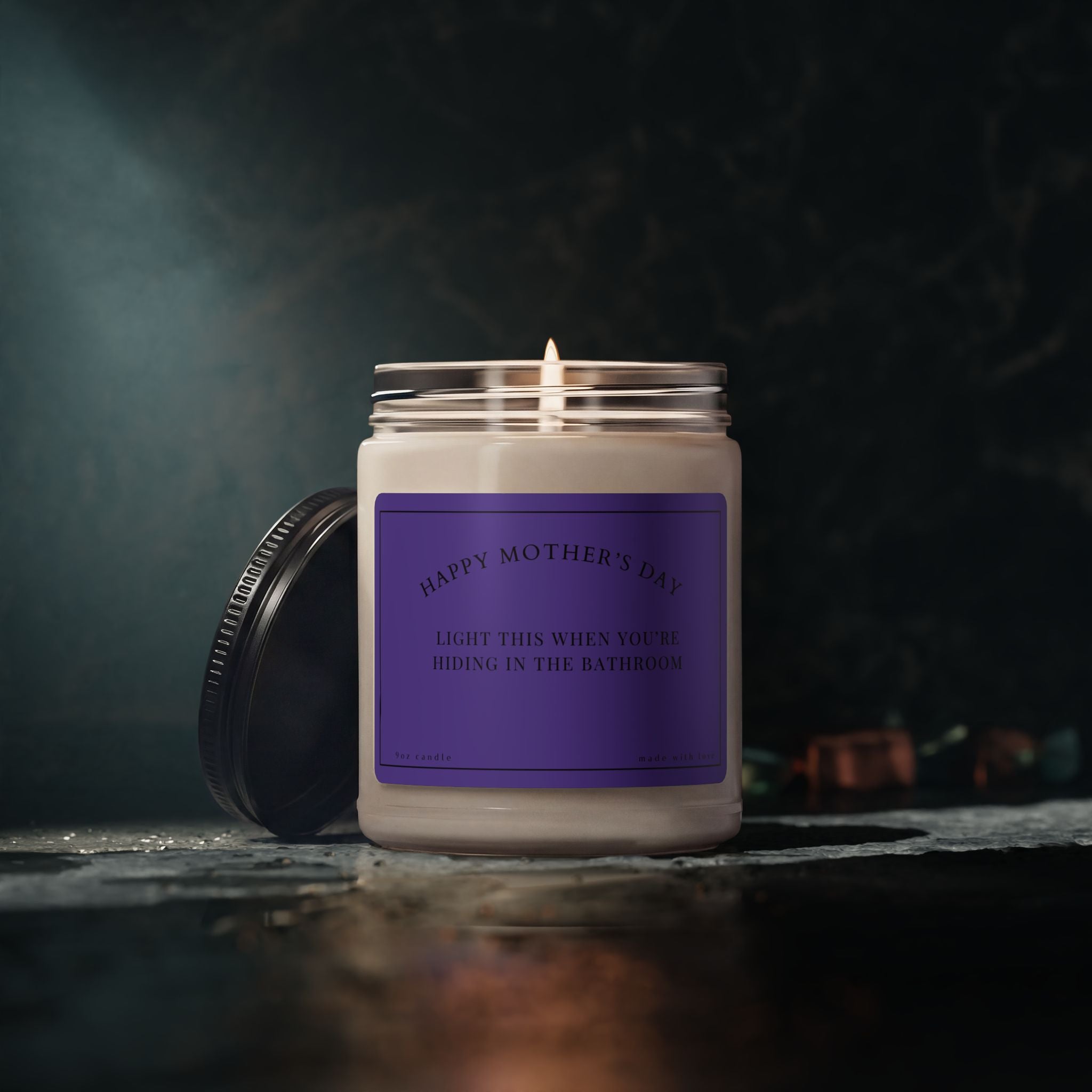 Funny Mothers Day Candle 9oz Soy Candle Mom Humor Gift
