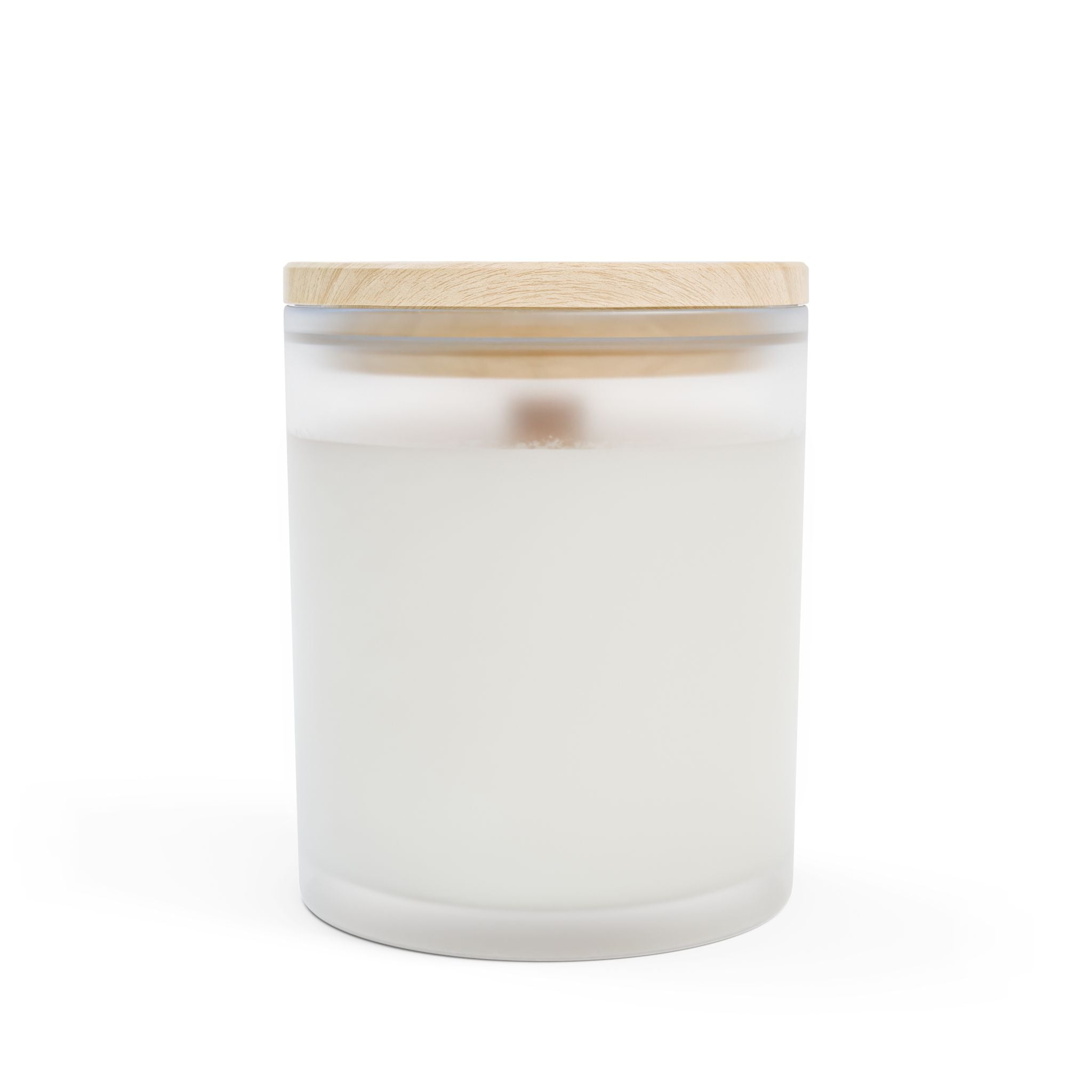Frosted Glass Candle 11oz  Luxury Soy Blend Candle  Aesthetic Home Decor Gift | Minimalist Frosted Jar Candle | Cozy Scented Candle