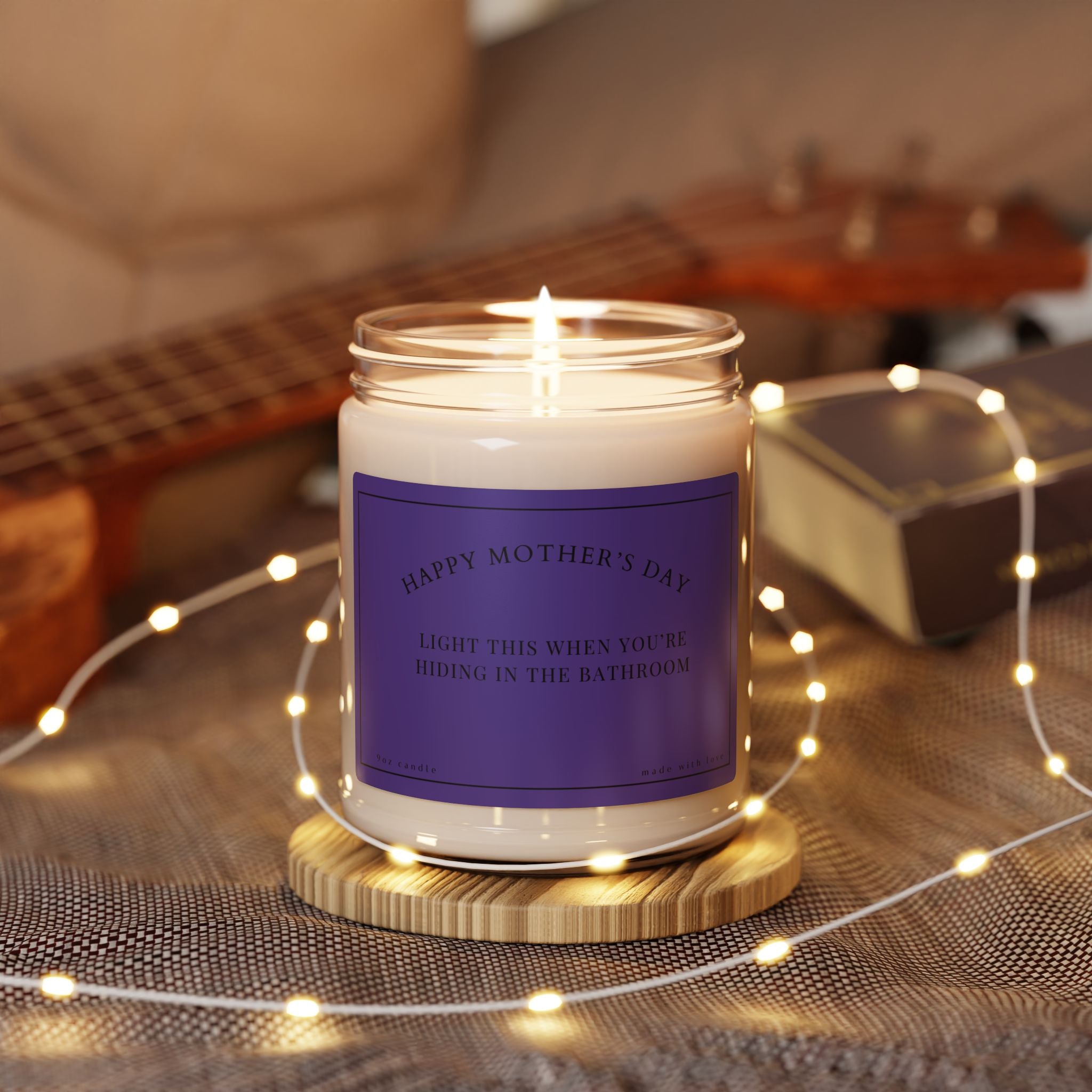 Funny Mothers Day Candle 9oz Soy Candle Mom Humor Gift