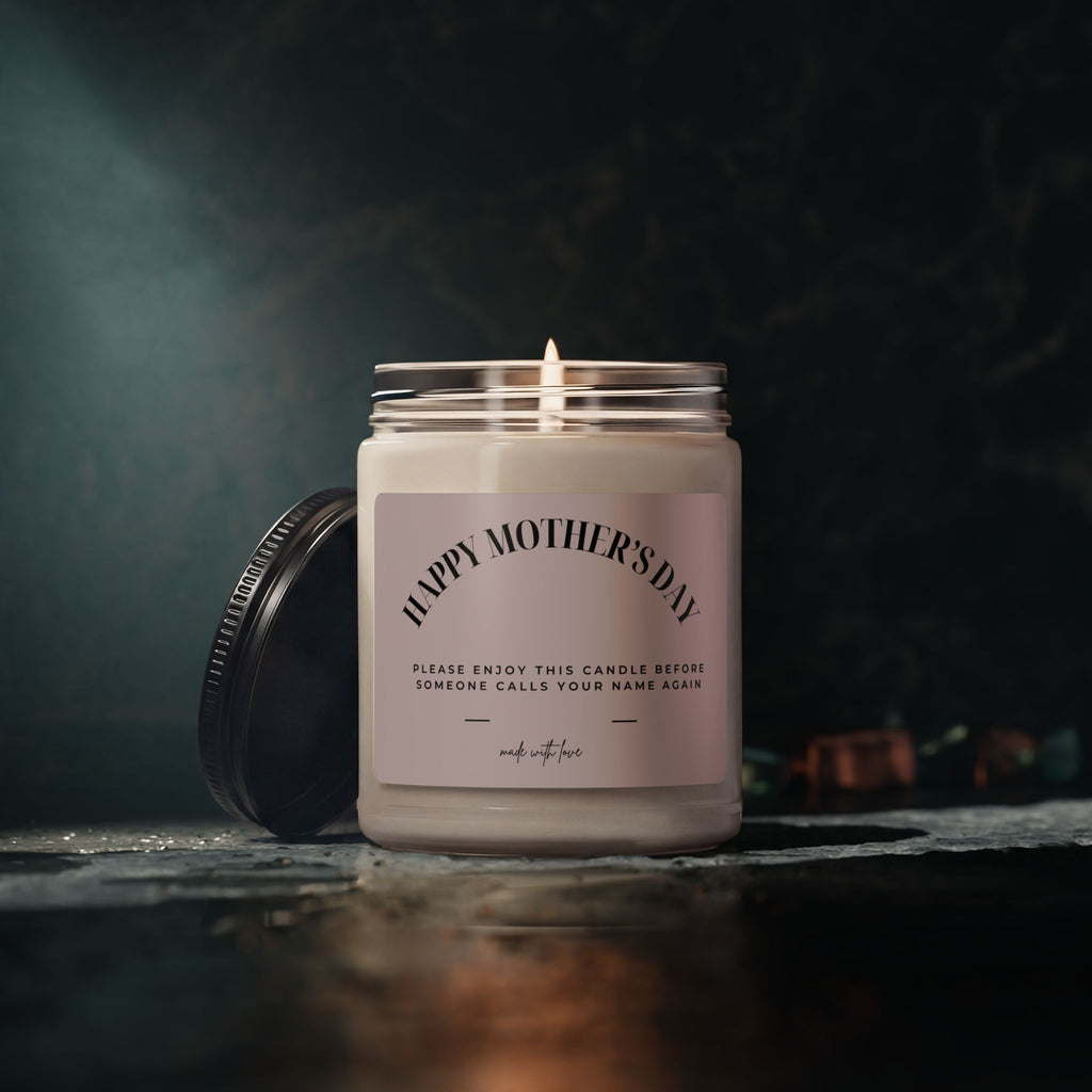 Happy Mother's Day Candle, Scented Soy 9oz | Relaxing Floral Scent