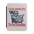 Im Not Ignoring You. Im Recharging. Protective Kindle Case for Book Lovers