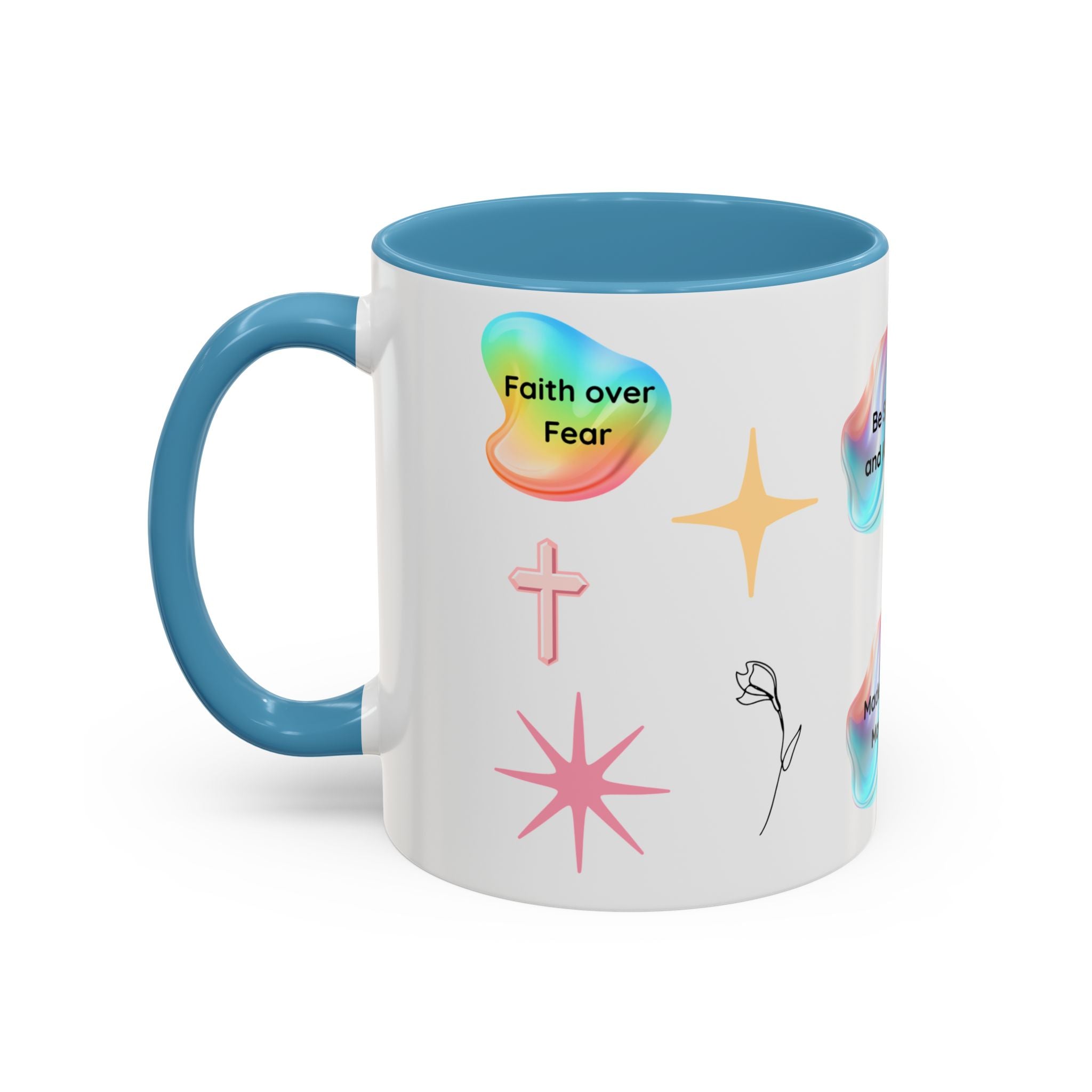 Inspirational Christian Mug Bible Verse Coffee Cup Faith Quote Mug Christian Gift for Women Scripture Mug Encouraging Coffee Cup