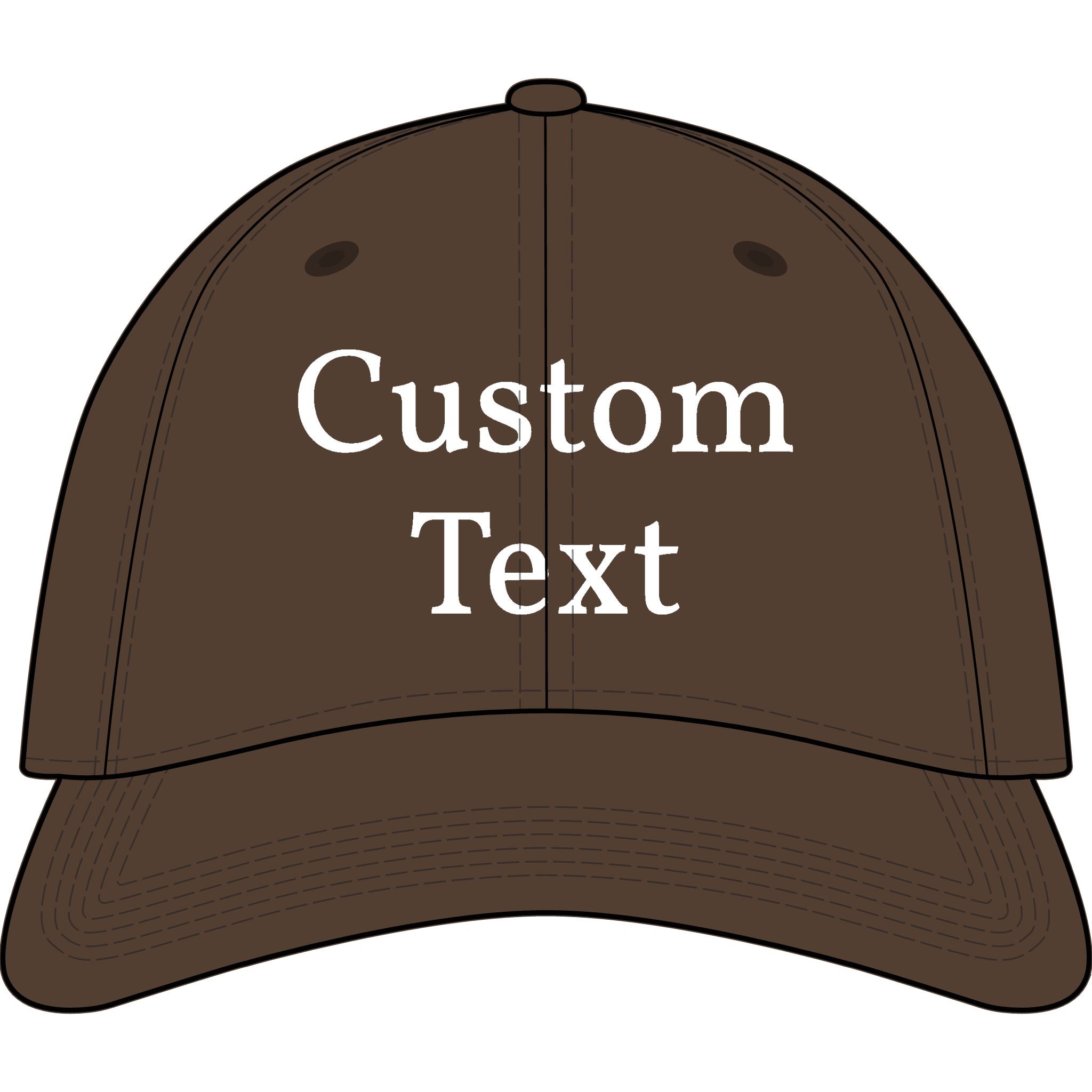 Custom Embroidered Hat Personalized BaseballCap Custom Text Dad Hat Logo Hat Adjustable Cotton Cap Multiple Colors Embroidery Thread Options