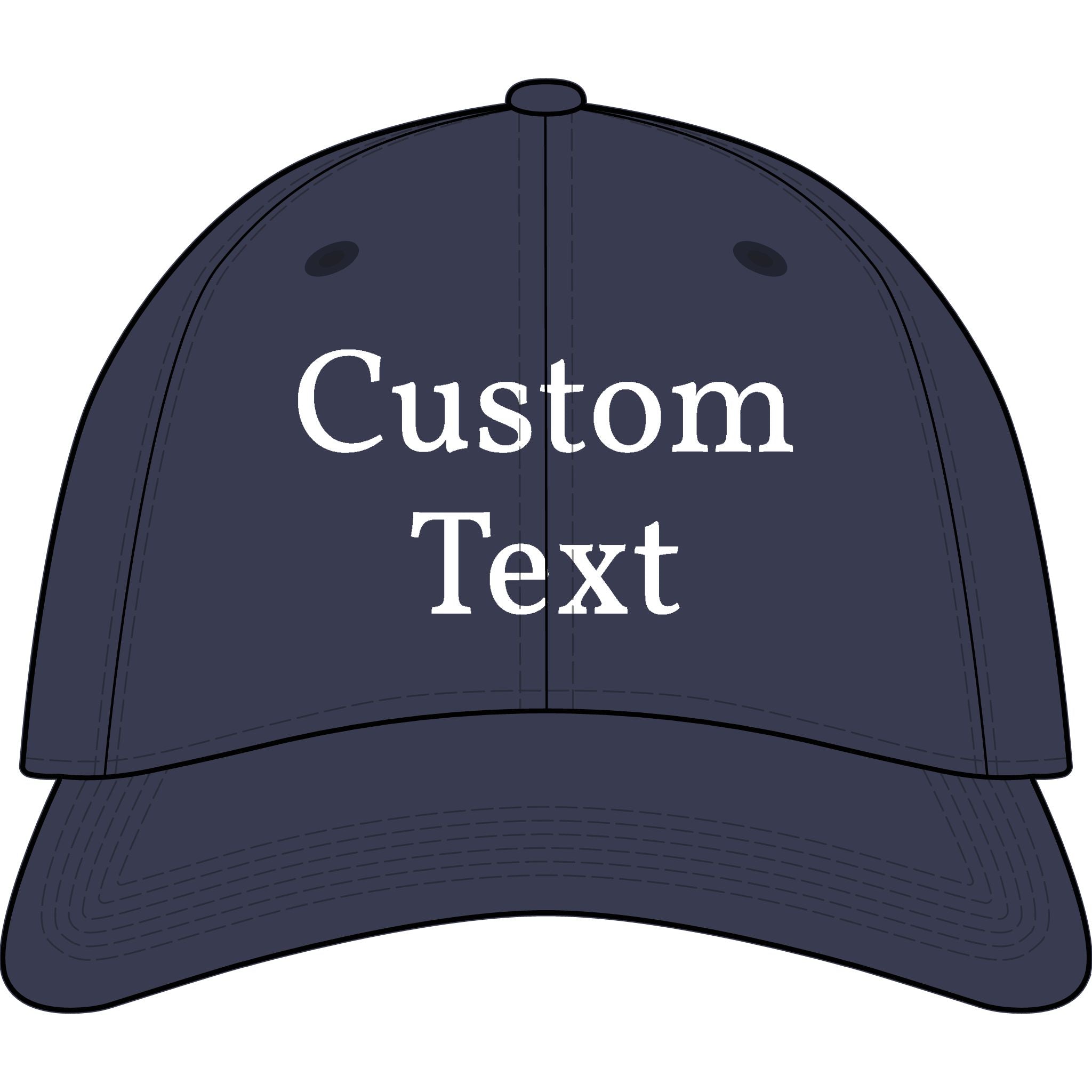 Custom Embroidered Hat Personalized BaseballCap Custom Text Dad Hat Logo Hat Adjustable Cotton Cap Multiple Colors Embroidery Thread Options