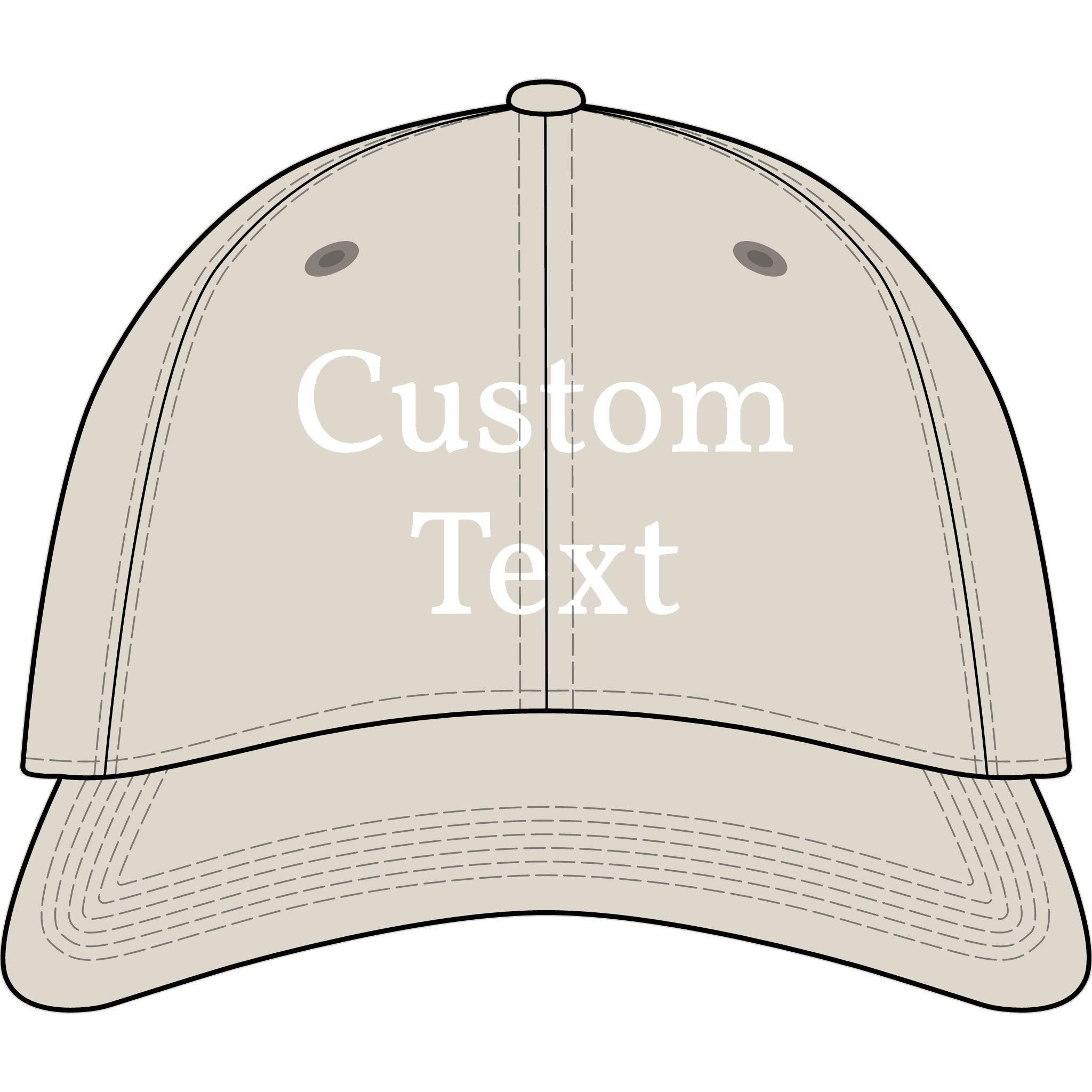 Custom Embroidered Hat Personalized BaseballCap Custom Text Dad Hat Logo Hat Adjustable Cotton Cap Multiple Colors Embroidery Thread Options