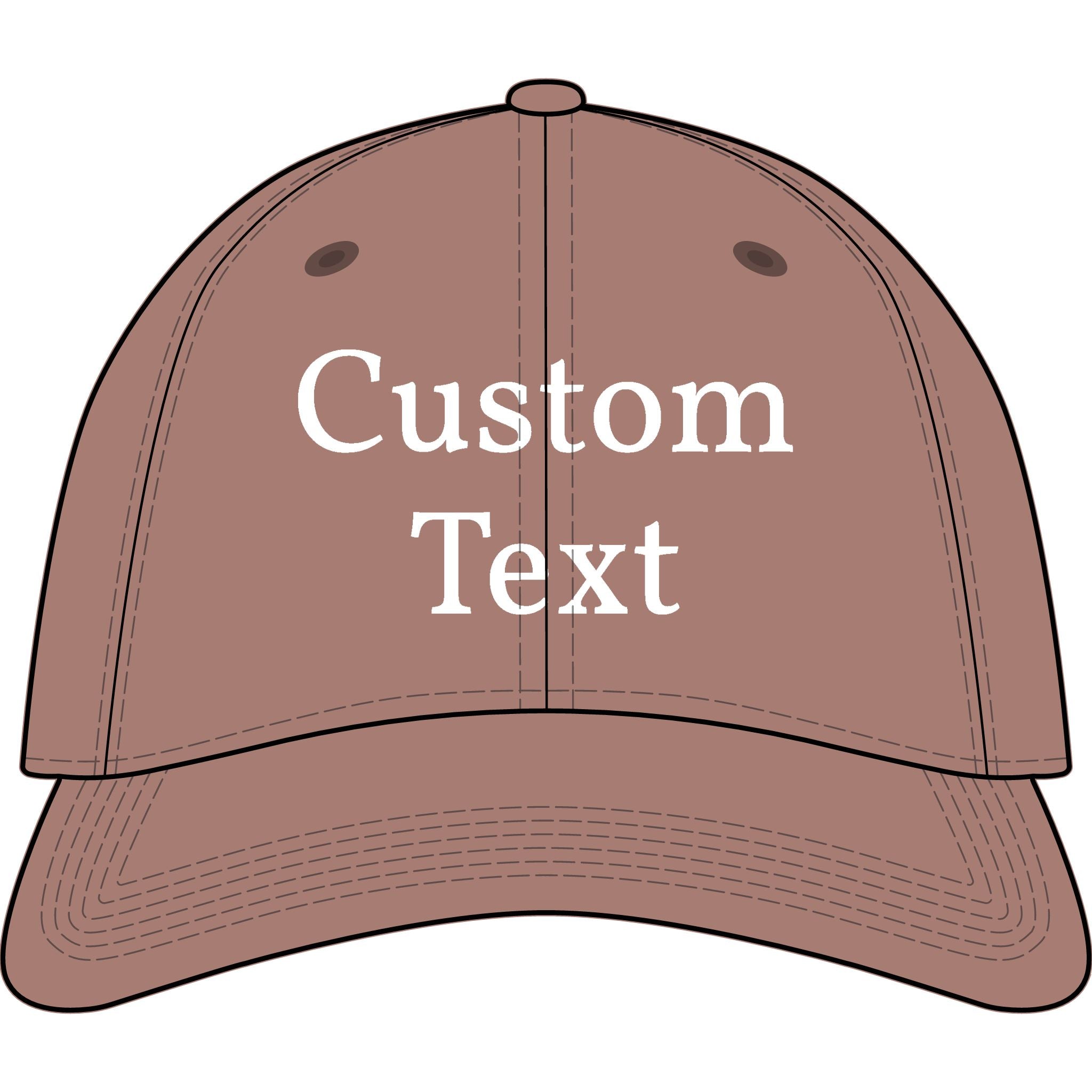 Custom Embroidered Hat Personalized BaseballCap Custom Text Dad Hat Logo Hat Adjustable Cotton Cap Multiple Colors Embroidery Thread Options