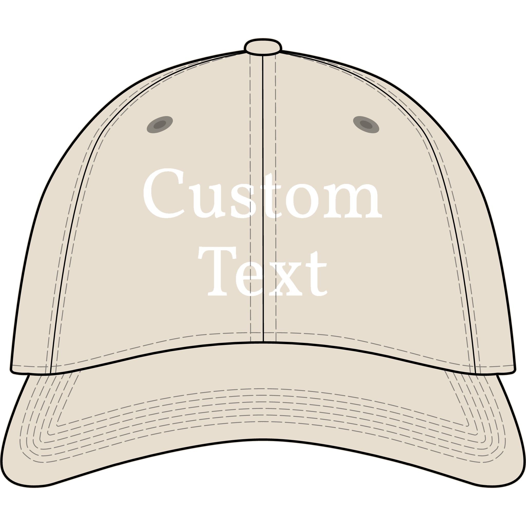 Custom Embroidered Hat Personalized BaseballCap Custom Text Dad Hat Logo Hat Adjustable Cotton Cap Multiple Colors Embroidery Thread Options