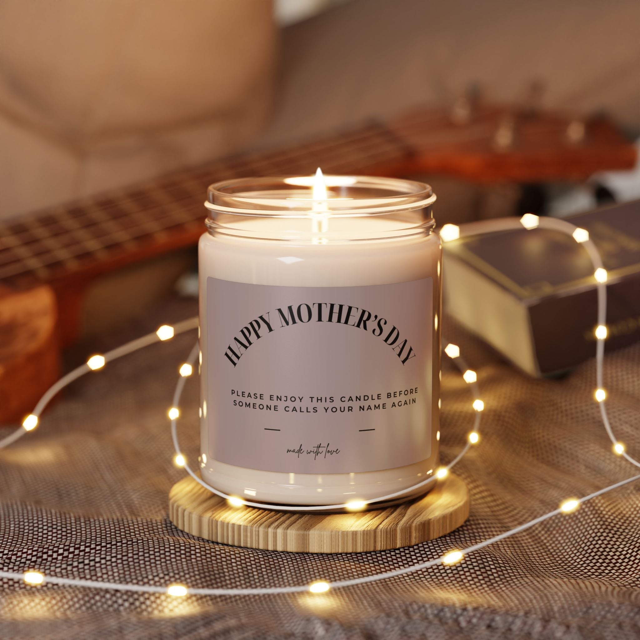Happy Mother's Day Candle, Scented Soy 9oz | Relaxing Floral Scent