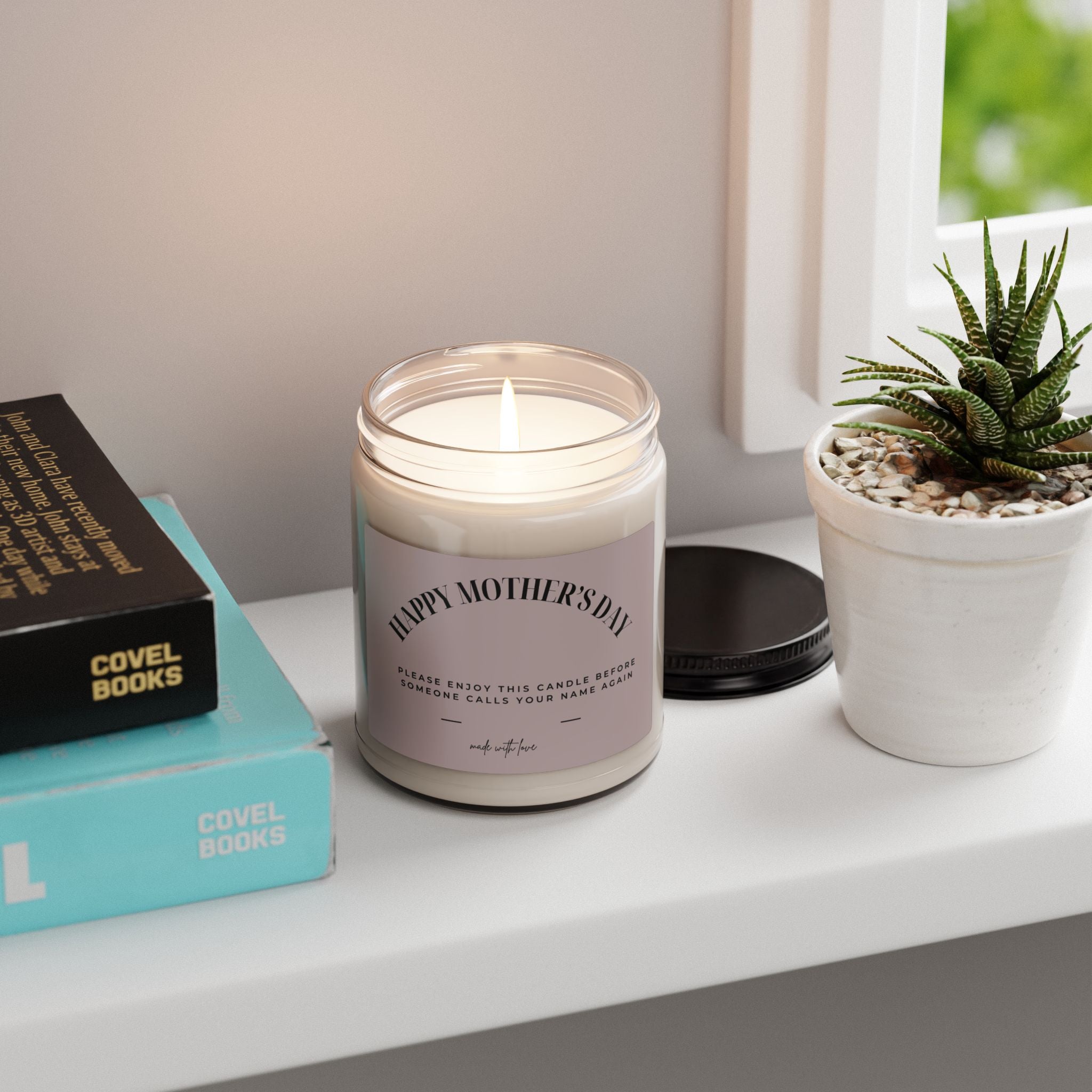 Happy Mother's Day Candle, Scented Soy 9oz | Relaxing Floral Scent